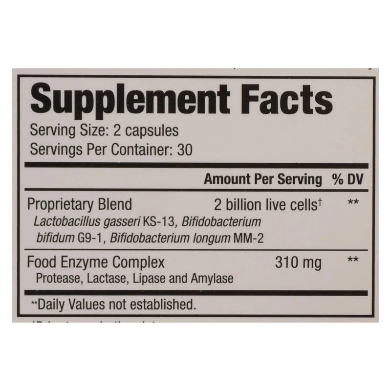 Kyolic - Kyo-dophilus With Enzymes Digestion - 60 Capsules Kyolic
