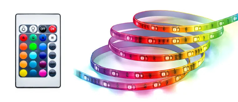 LED RGB 10 Meter (33 Ft) Strip Light with Remote CIAO Tech