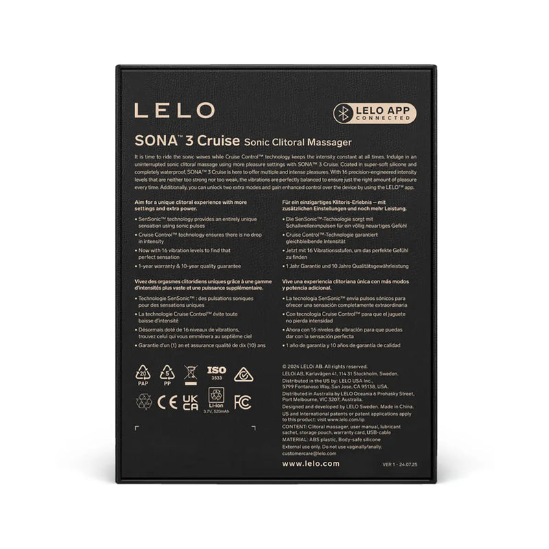 LELO SONA 3 Cruise Clit Stim Plum LELO