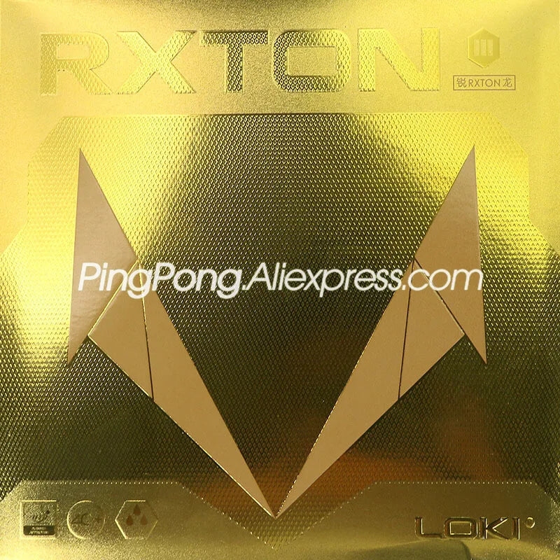 LOKI RXTON 3 Table Tennis Rubber (Sticky rubber + Large Pores Cake Sponge) Original WANG HAO RXTON-3 Ping Pong Sponge