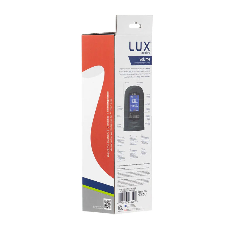 LUX Active Volume Penis Pump BMS