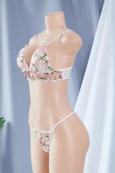 La Belle Fantastique Daisy Embroidery Sexy Lingerie (2 Piece Set) La Belle Fantastique
