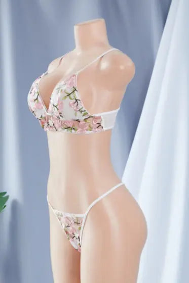 La Belle Fantastique Daisy Embroidery Sexy Lingerie (2 Piece Set) La Belle Fantastique