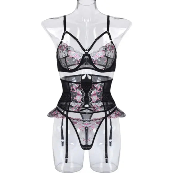 La Belle Fantastique Lace lingerie (3 Piece Set) La Belle Fantastique
