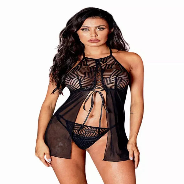 La Belle Fantastique No Limits Mesh Babydoll La Belle Fantastique