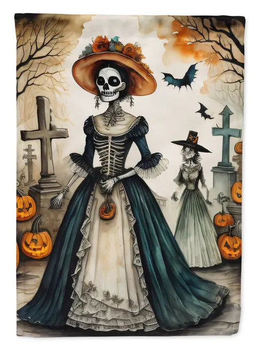 La Catrina Skeleton Spooky Halloween Garden Flag Caroline's Treasures