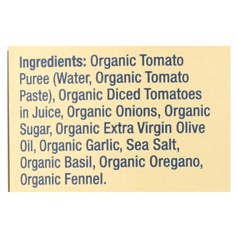 La Famiglia Del Grosso Organic Marinara Sauce  - Case Of 12 - 24 Oz Delgrosso