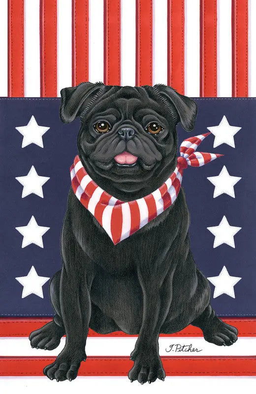 Labradoodle Black - Hippie Hound Studios Welcome  House and Garden Flags Best of Breed