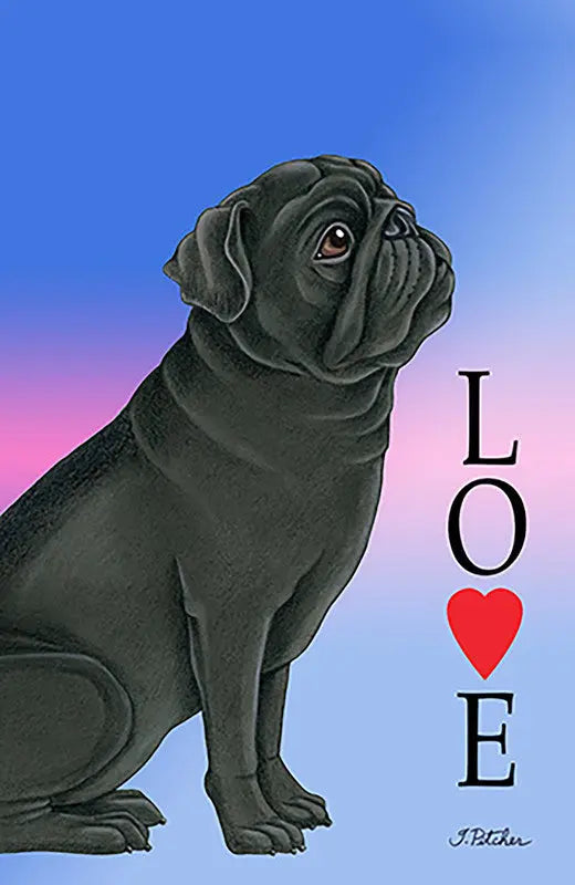 Labradoodle Black - Hippie Hound Studios Welcome  House and Garden Flags Best of Breed