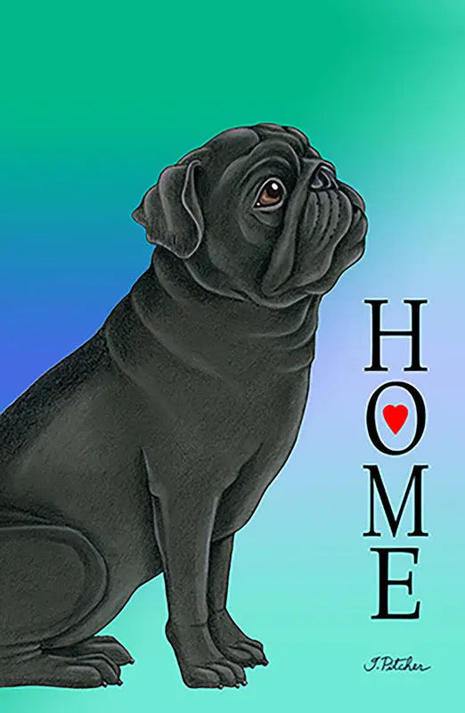 Labradoodle Black - Hippie Hound Studios Welcome  House and Garden Flags Best of Breed