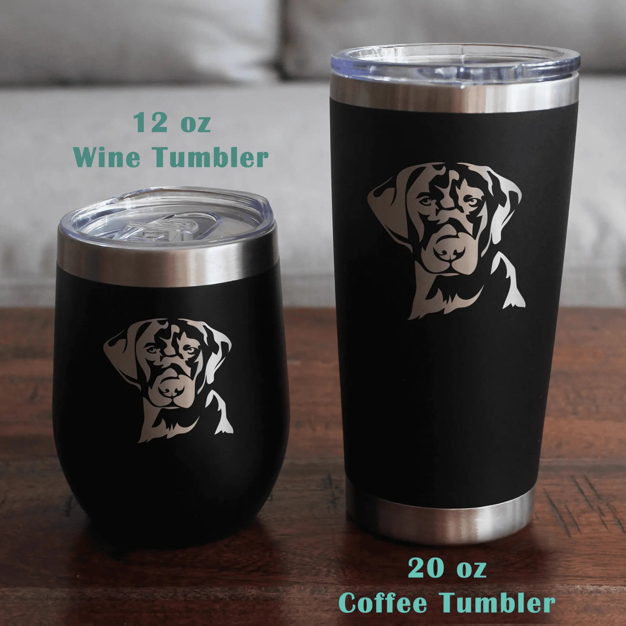 Labrador Face Beer Can Pint Glass - Black Lab Dog Gifts Bevvee