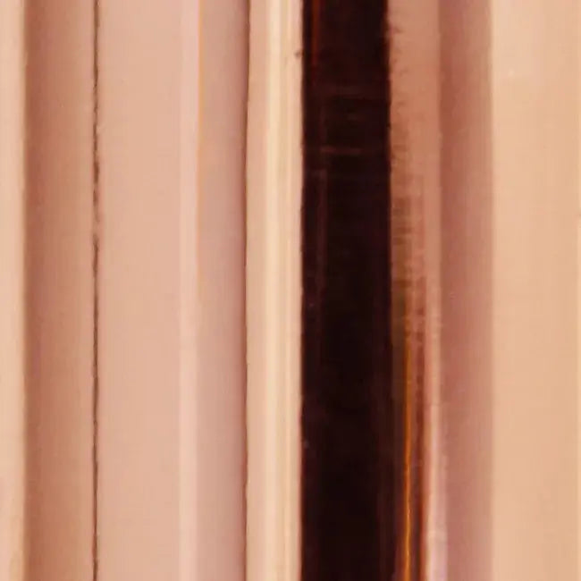Rose gold metallic wall panel with a sleek, polished finish, adding a modern touch to interior decor.