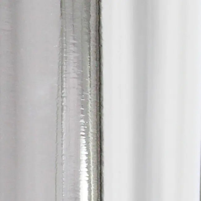 Shiny silver stainless steel tube, sleek and modern design, ideal for home decor or industrial applications.