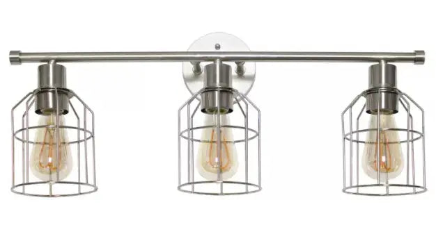 Lalia Home 3 Light Industrial Wired Vanity Light All The Rages, Inc.