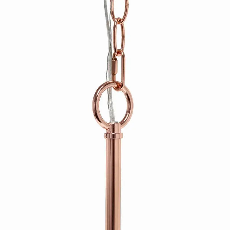 Lalia Home 5-Light 20.5" Classic Contemporary Clear Glass and Metal Hanging Pendant Chandelier All The Rages, Inc.
