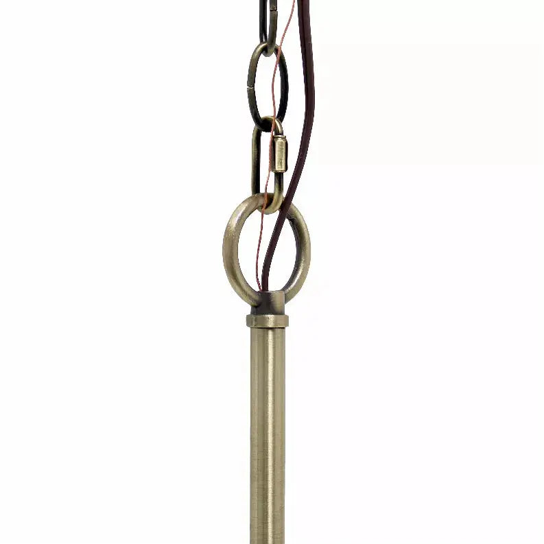 Lalia Home 5-Light 20.5" Classic Contemporary Clear Glass and Metal Hanging Pendant Chandelier All The Rages, Inc.
