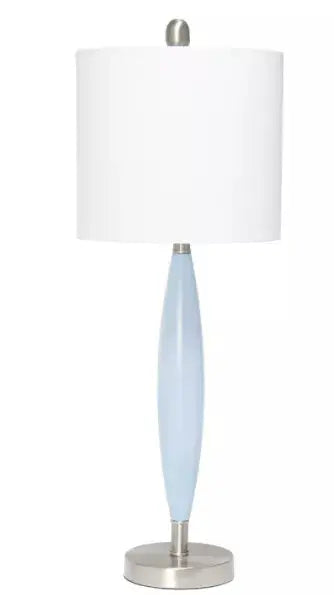 Lalia Home Stylus Table Lamp with White Fabric Shade All The Rages, Inc.