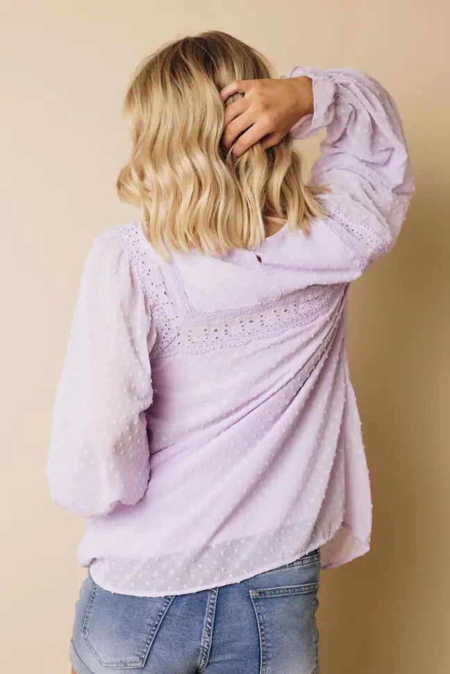 Lamas Ruffle Sleeve Blouse Stay Warm in Style