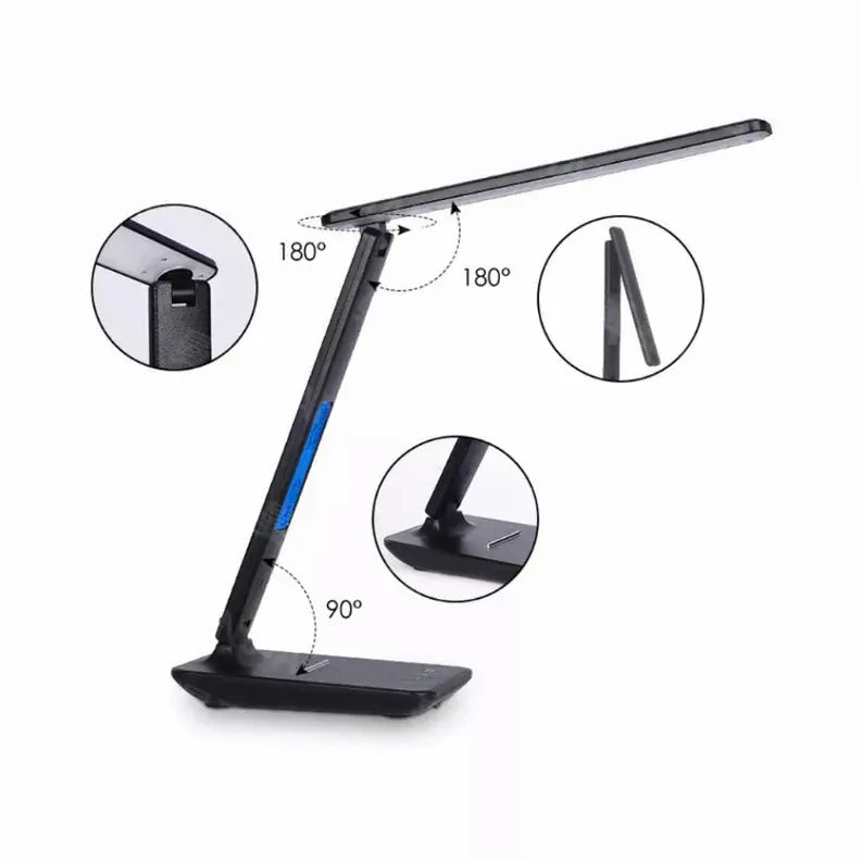 Lamp Plus 3 in 1 Lamp With Phone Charger, Clock And Thermostat Vista Shops