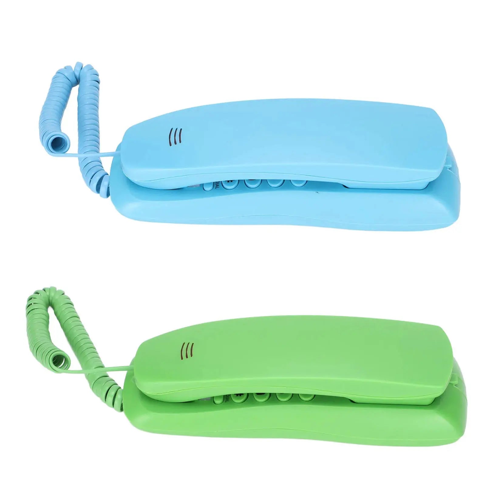 Landline Phone Wall Mountable Telephone Desktop Fixed Wired Phones with Mute Pause Function for Office Home Hotel Phone GreatEagleInc