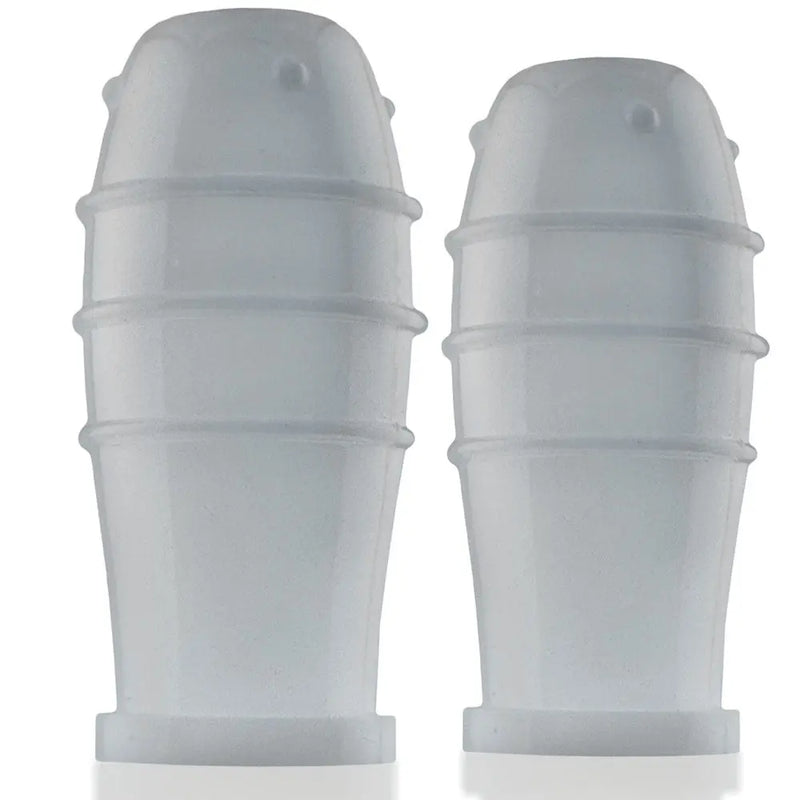 Lankyz Silicone Nipsuckers - Clear Silicone Oxballs