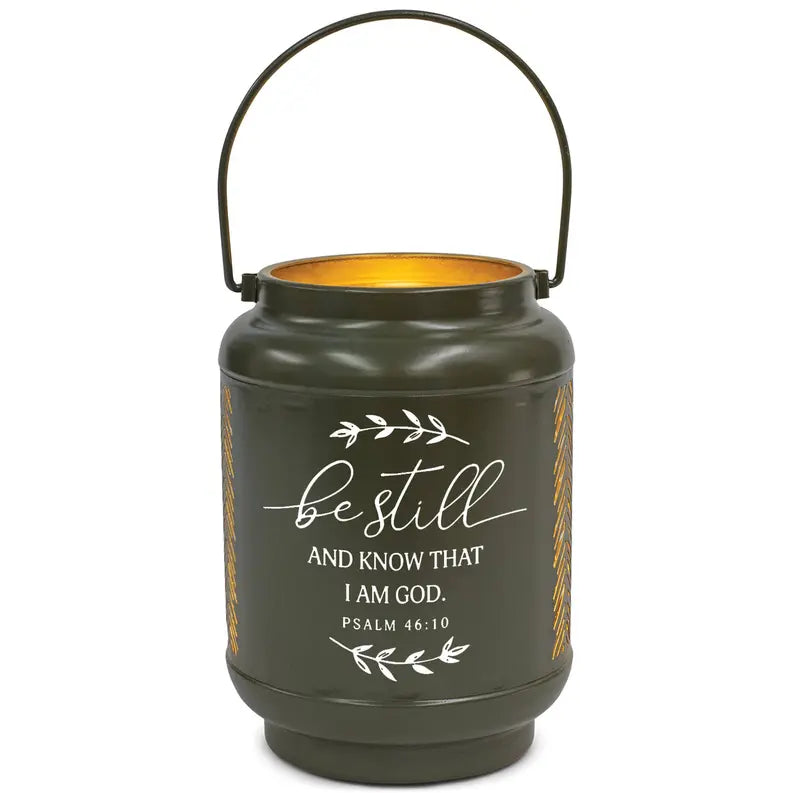 Lantern Be Still Psalm 46:10 Dicksons Inc
