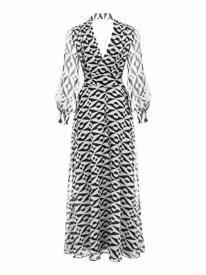 Lapel Collar Slit Dress Monique Store