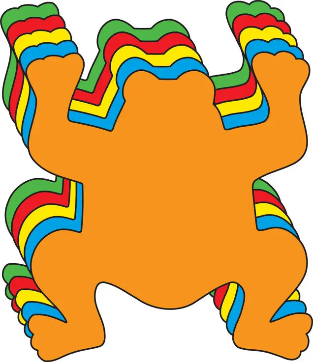 Large Assorted Color Creative Foam Cut-Outs Creative Shapes
