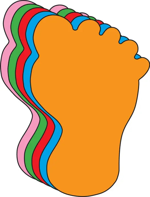 Large Assorted Color Creative Foam Cut-Outs Creative Shapes