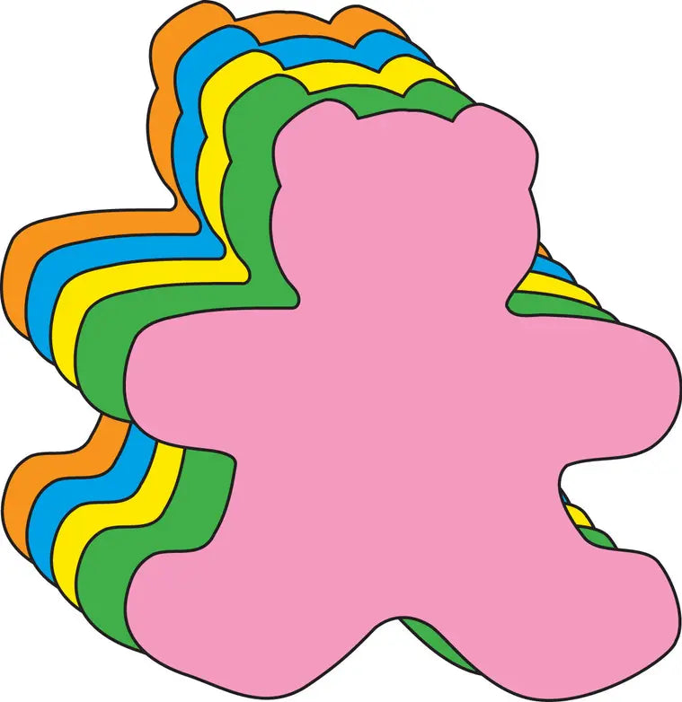 Large Assorted Color Creative Foam Cut-Outs Creative Shapes