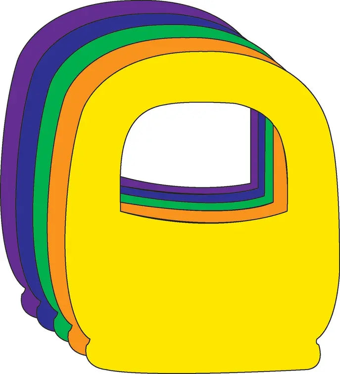 Large Assorted Color Creative Foam Cut-Outs Creative Shapes