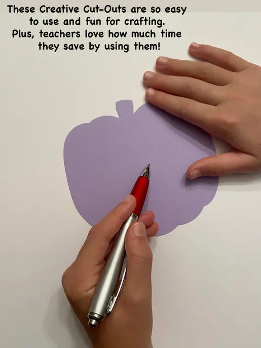 Large Assorted Color Cut-Out Creative Shapes