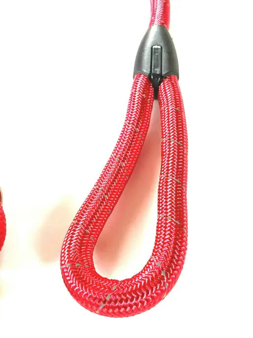 Large Dog Leash Rope Heavy Duty Red Reflective Nylon Material Excellent 3ft Size Red Hashir Products