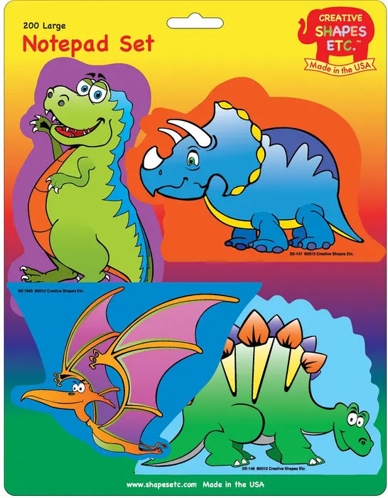Large Notepad Set Creative Shapes