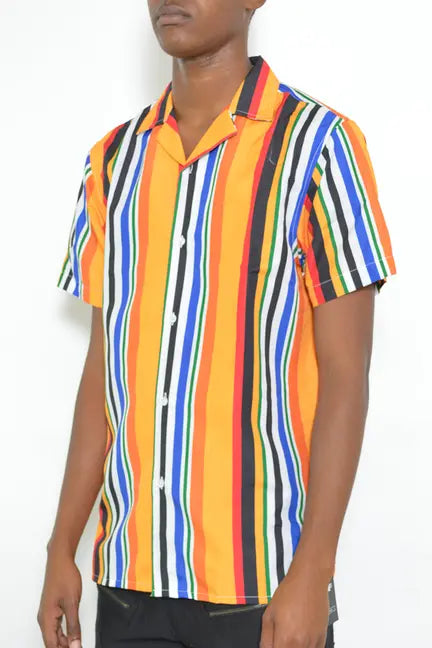 Latitude Striped Button Up WEIV