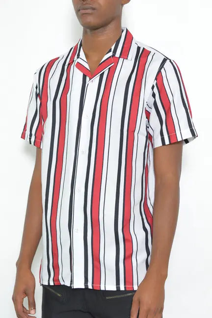 Latitude Striped Button Up WEIV