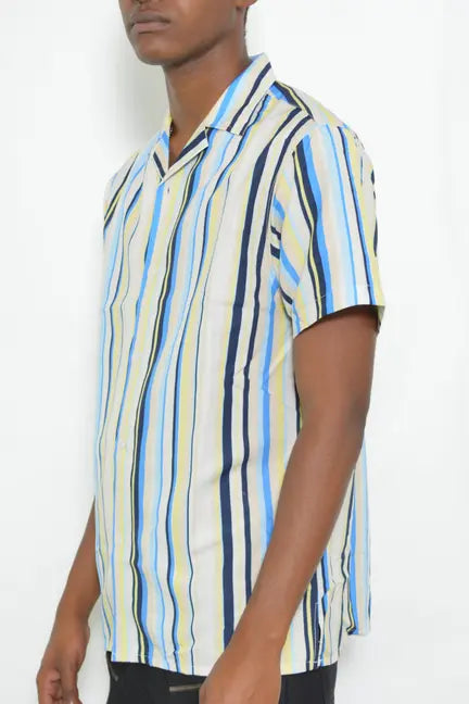 Latitude Striped Button Up WEIV