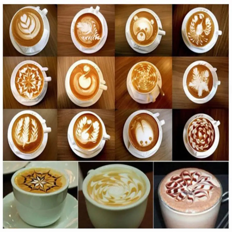Latte Lover's Coffee Design Topper Tool In 2 Pack Vista Shops