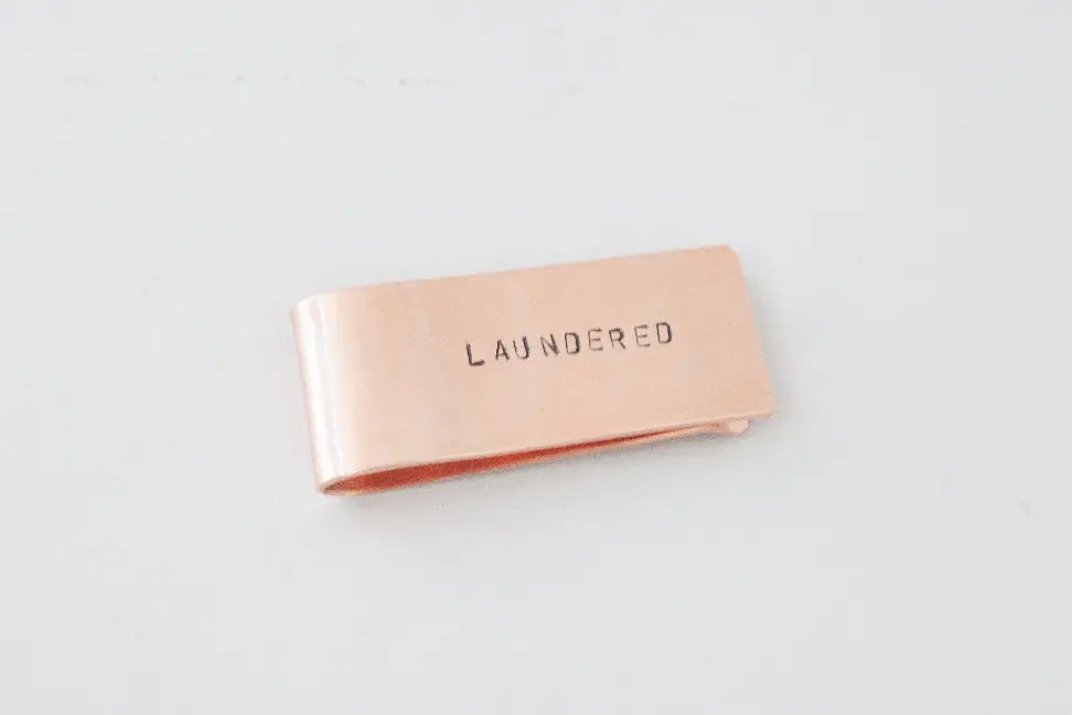 Laundered Money Clip Lux and Luca Jewelry Co