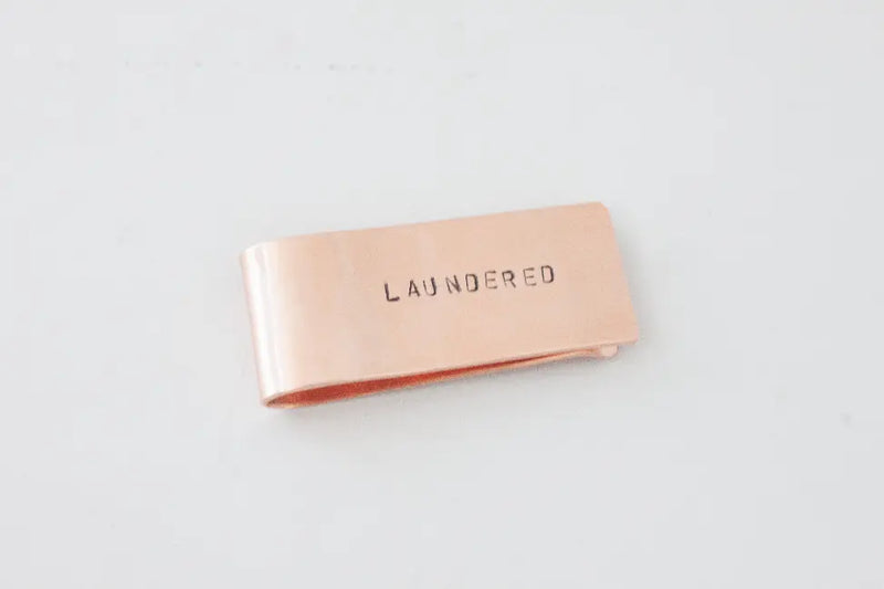 Laundered Money Clip Lux and Luca Jewelry Co