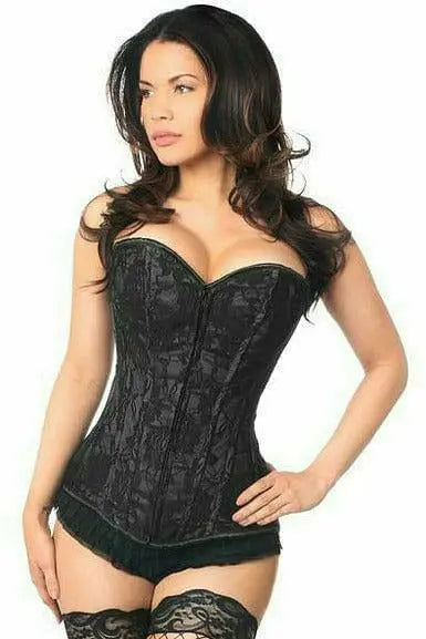 Lavish Lace Front Zipper Corset Daisy Corsets