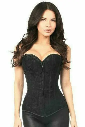 Lavish Lace Front Zipper Corset Daisy Corsets