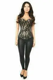 Lavish Lace Front Zipper Corset Daisy Corsets