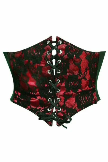 Lavish Lace Overlay Corset Belt Cincher Daisy Corsets