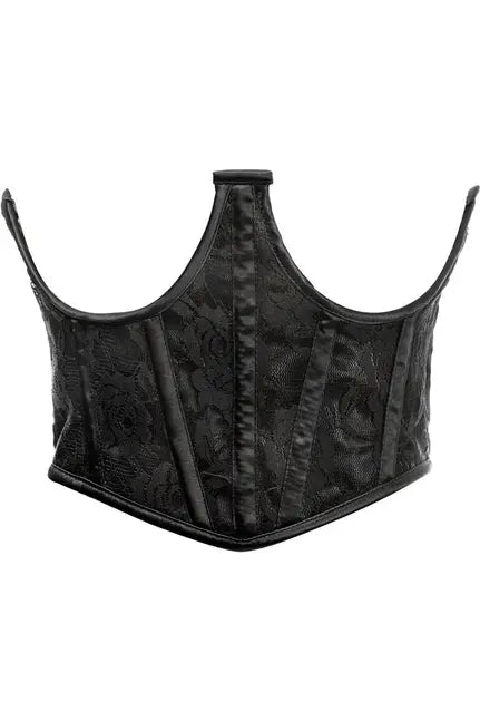 Lavish Lace Overlay Open Cup Waist Cincher Daisy Corsets