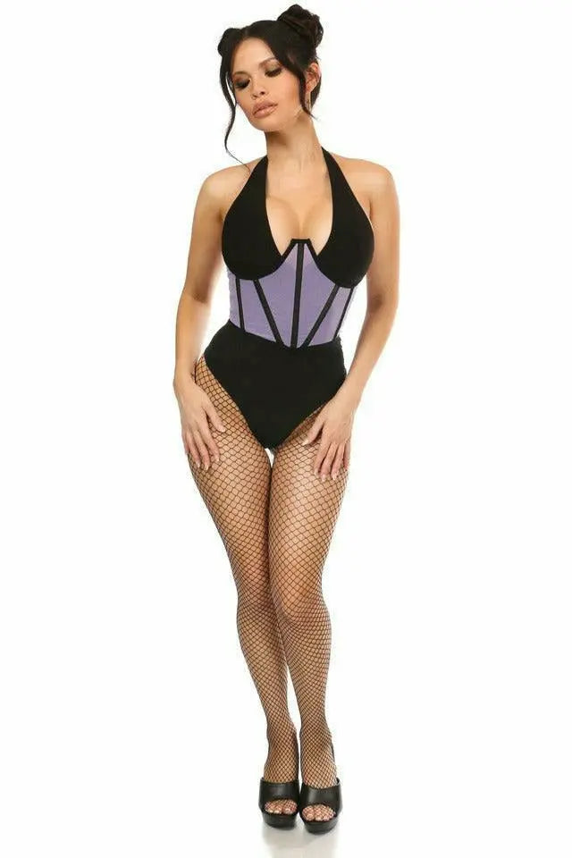 Lavish Mesh Open Cup Waist Cincher Daisy Corsets