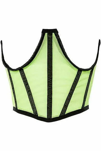 Lavish Mesh Open Cup Waist Cincher Daisy Corsets