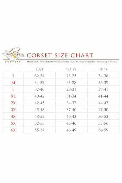 Lavish Mesh Underwire Cincher with Built In Halter Top Daisy Corsets