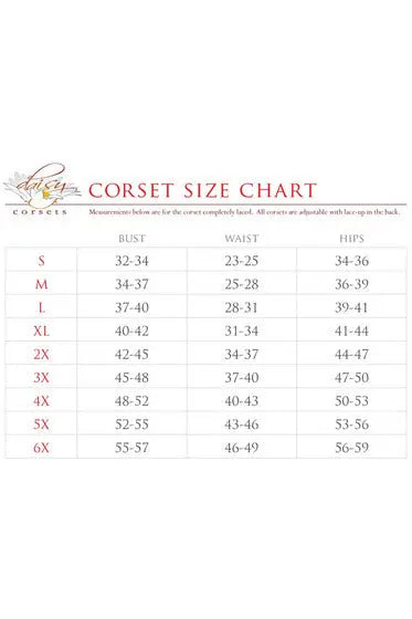 Lavish Neon Butterfly Underwire Open Cup Lycra Cincher with Criss Cross Back Daisy Corsets