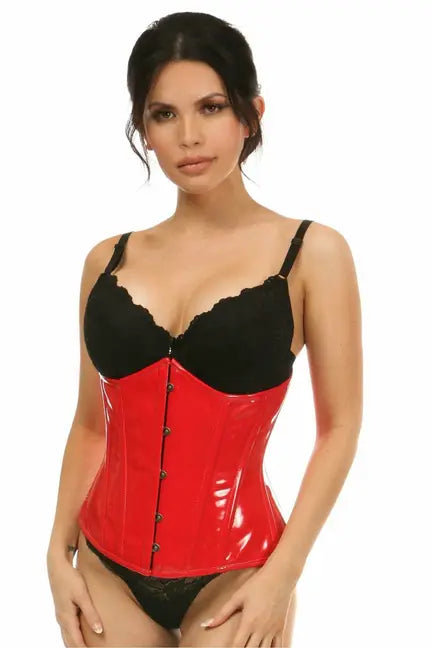 Lavish Patent Underbust Corset Daisy Corsets